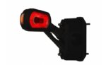 LED breedtelamp links met alarm rood-wit-amber 12-24v | MBA-2731RWA-LDCC 2724-MBA-2731RWA-5