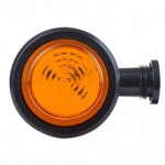 LED pendellamp amber | korte steel | heldere lens | 12-24v | MB-1010A-LKD 2590-MB-1010A-4