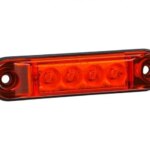 LED markeringslicht Rood | 12-24v | 50cm. kabel | MV-4400R-LD 2329-MV-4400R