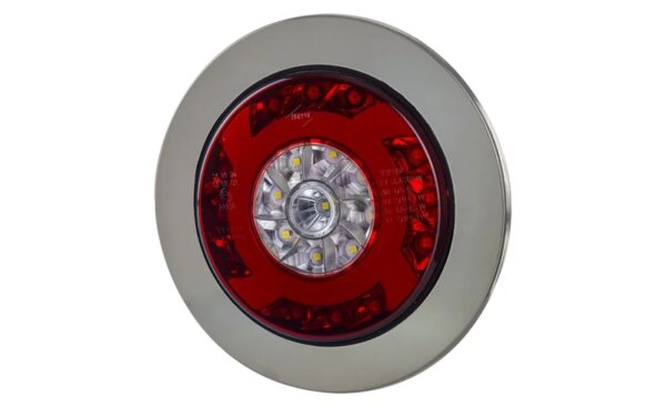 Inbouw LED mistlicht met achteruitrijlicht | 120mm. | 12-24v | 1