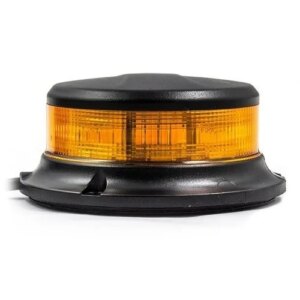 LED zwaailamp amber met amber lens | 12-24v | magneet | R65 | S07ZL603AA--S07ZL603AA