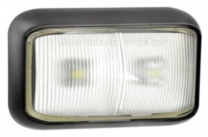 LED markeringslicht wit | 12-24v | 40cm. kabel | 58WME-58WME-58WME