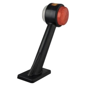 Links | LED breedtelamp met schuine steel | 12-24v | 20cm. kabel | 1005LE-1005LE-1005LE