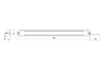 LED interieurverlichting 68cm - 12-24v - 50cm kabel--BG-2068-2