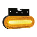 LED markeringslicht amber | 12-24v | 50cm. kabel | M10MV-750A-FT-070 Z+K LED-M10MV-750A-2