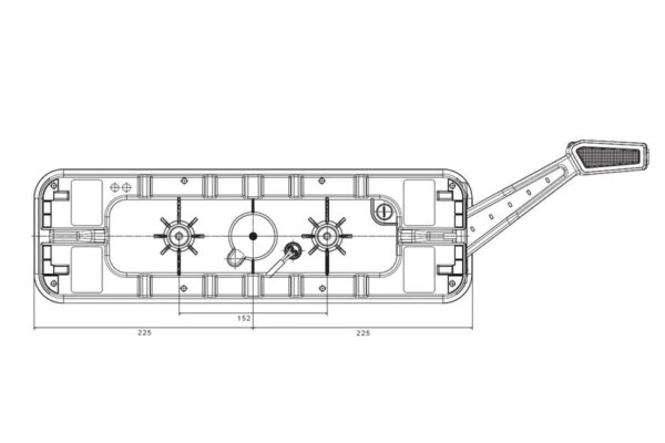 Rechts | LED Trailerlamp 24v | Full LED Canbusproof | 7-PIN AMP connector | VC-7012B7-FT-700-146 P AMP 7 PIN-VC-7012B7-8