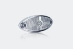 LED markeringslicht ovaal wit | 12-24v | 50cm. kabel | MV-5800W--MV-5800W