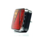 Links | LED achterlicht met mistlicht & kentekenlicht | 12v | 5-PIN | VC-2721B5-FT-270 L TB LED PM BAJONET 5PIN-VC-2721B5-3