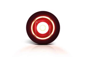 LED compact inbouw markeringslicht rood | 12-24v | MV-2600R-FT-074 C LED-MV-2600R