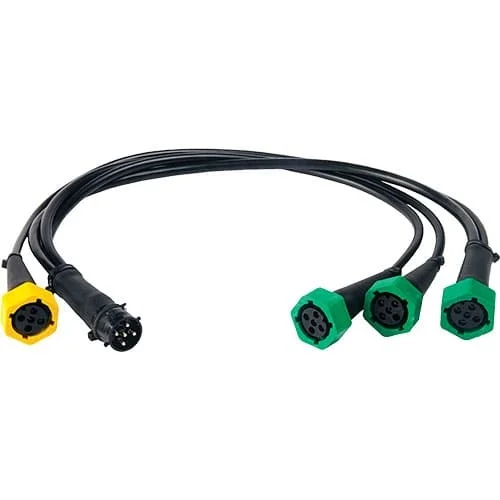 Verloopkabel | 5-PIN | van 4 lampen naar 1 stekker. | V10AC-303-XXI 3 - BAJ-005-005-V10AC-303