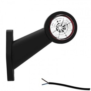 Links | LED breedtelamp | schuine steel | 12-24v | 20cm. kabel | M10BV-301RW-FT-009 C LED (NO SET ONLY LEFT VERSION)-M10BV-301RW