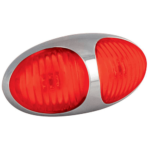 LED markeringslicht rood | 12-24v | 10cm. kabel | 37CRM2P-37CRM2P-37CRM2P