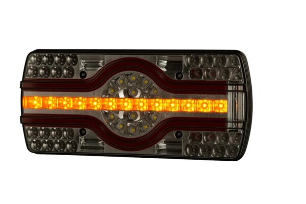 Links | LED neon achterlicht met kentekenlicht | 12-24v | 2