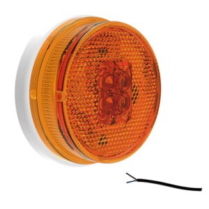 LED markeringslicht amber | 12-24v | 50cm. kabel | MV-1300A-FT-060 Z LED-MV-1300A