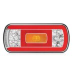 LED achterlicht met kentekenverlichting | 12-36v | 100cm. kabel | V10C6-620-FT-130 PM LED-V10C6-620-2