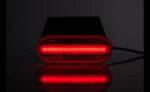 LED markeringslicht rood met beugel | 12-24v | 50cm. kabel | MV-5050R-LD 2775-MV-5050R-7