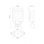 5 watt | 1710 lumen | 9-36v | 40cm kabel | IP69K | 10015BMSHB-10015BMSHB-10015BMSHB-2