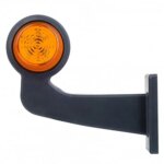 LED pendellamp amber | haakse steel | heldere lens | 12-24v | MB-1013A-LKD 2589-MB-1013A-4