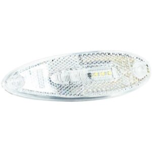 LED markeringslicht wit | 12-36v | 50cm. kabel | MV-1900W-FT-076 B LED-MV-1900W