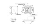 LED markeringslicht wit met beugel | 12-24v | 50cm. kabel | MV-4100W-LD 437-MV-4100W-2