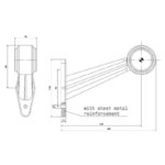 5mm². connector | M10BV-521RW-FT-009 E LED QS150 (NO SET ONLY LEFT VERSION)-M10BV-521RW-2