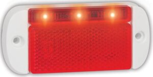 LED markeringslicht rood | 12-24v | 50cm. kabel | 44WRME-44WRME-44WRME