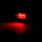 LED dark markeringslicht rood incl. beugel 12-24v 50cm kabel-LD 231/GRAPHITE-MV-4050DR-2