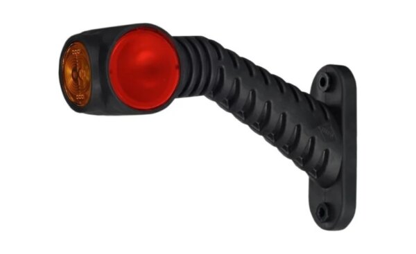 Links | LED breedtelamp rood-wit-amber | 12-24v | 50cm. kabel | MB-4791RWA-LD 2031-MB-4791RWA