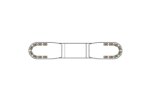 LED flitsbalk amber | 13 serie | ECE-R65 amber | transparant | 1000mm | 16 LED's | 13-00012-E-13-00012-E-13-00012-E-2
