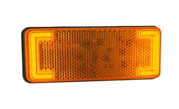 LED markeringslicht neon amber | 12-24v | 50cm. kabel | MV-3100A-LD 2484-MV-3100A
