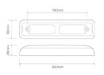 Enkele zwarte beugel | 200 series | 200B1B-200B1B-200B1B-2