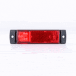 LED markeringslicht rood | 12-24v | 50cm. kabel | 129RM-129RM-129RM-2