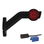 Rechts | LED breedtelamp met schuine steel | 12-36v | 0