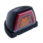 LED toplamp neon rood incl. knipperlicht 12-24v