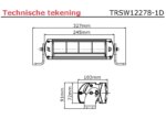 LED bar | 40 watt | 3520 lumen | 9-36v | 40cm. kabel | Deutsch connector | TRSW12278-1D--TRSW12278-1D-5