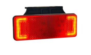 LED markeringslicht neon rood met beugel | 12-24v | 50cm. kabel | MV-3150R-LD 2516-MV-3150R