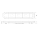 LED zwaailampbalk | R65 | 621mm | compleet flitsend | EQBT621R65A-EQBT621R65A-EQBT621R65A-5