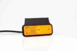 LED markeringslicht | amber | 12-24v | 50cm. kabel | 1