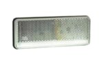 LED markeringslicht neon wit | 12-24v | 50cm. kabel | MV-3200HW-LD 2430-MV-3200HW