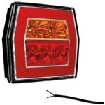 LED compact achterlicht zonder kentekenlicht | 12-36v | 100cm. kabel | V10C3-720-FT-122 LED-V10C3-720-2