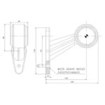 5mm². connector | M10BV-322RW-FT-009 C LED QS150 (NO SET ONLY RIGHT VERSION)-M10BV-322RW-2