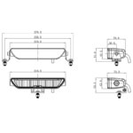 OZZ XB1 LED LED bar Compact 9" | 4960 lumen (excl. positielicht) | 88204-88204-88204-4