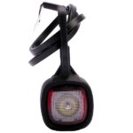 LED breedtelamp compact | 12-24v | IP69K | rood-wit | MB-2500RW-FT-141 LED-MB-2500RW