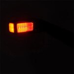 Rechts | LED breedtelamp | schuine steel | 12-36v | 30cm. kabel | MB-1452-FT-145 P LED-MB-1452-6