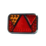Links | LED achterlicht met mistlicht & kentekenlicht | 12v | 100cm. kabel | VC-2721-FT-270 L TB LED PM-VC-2721-2