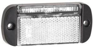 LED markeringslicht wit | 12-24v | 40cm. kabel | 44WME-44WME-44WME