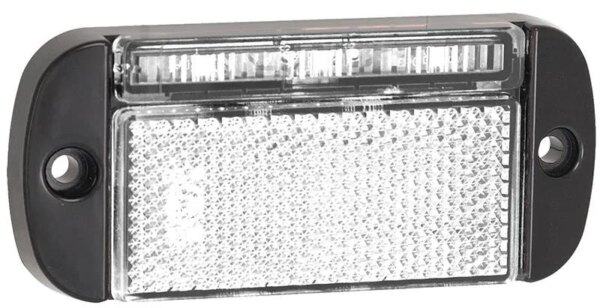 LED markeringslicht wit | 12-24v | 40cm. kabel | 44WME-44WME-44WME