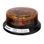 LED R65 Zwaailamp 12-24v Amber - CISPR25 - IP69K 3-Bouts