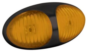 LED markeringslicht amber | 12-24v | 30cm. kabel | 37AM2P-37AM2P-37AM2P