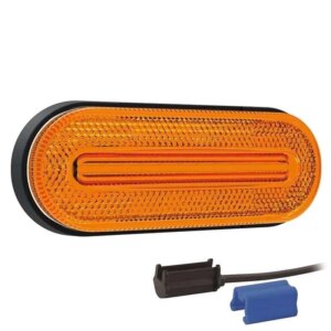 LED markeringslicht amber | 12-24v | 0